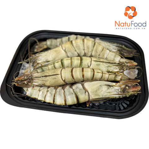 Tôm sú sinh thái ĐL (Size: 6-7 con) Hộp 700g