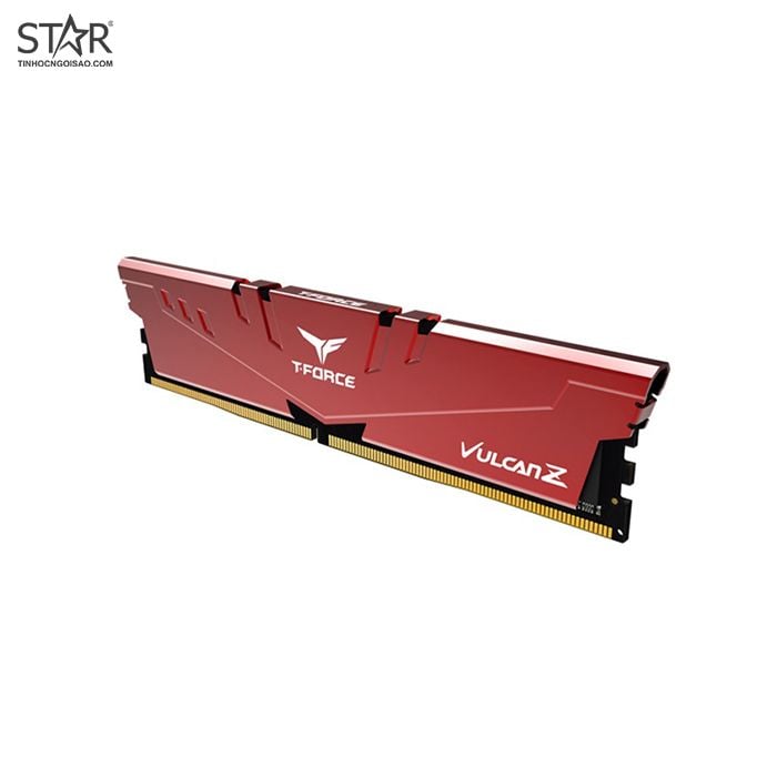 Ram DDR4 TeamGroup T-Force Vulcan Z 16GB 3200Mhz Red (TLZRD416G3200HC16F01) Tản Nhiệt