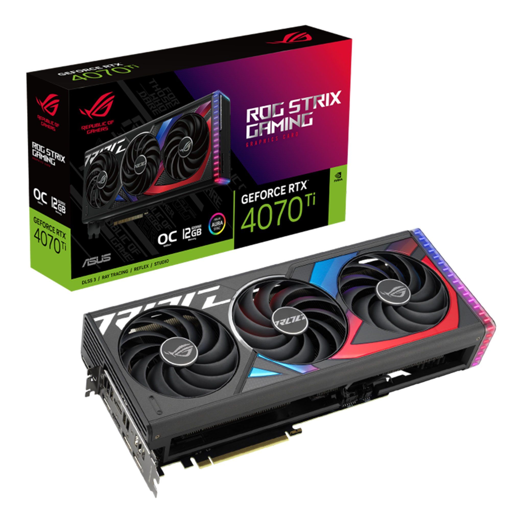 Card màn hình VGA ASUS ROG Strix GeForce RTX 4070 Ti 12GB GDDR6X