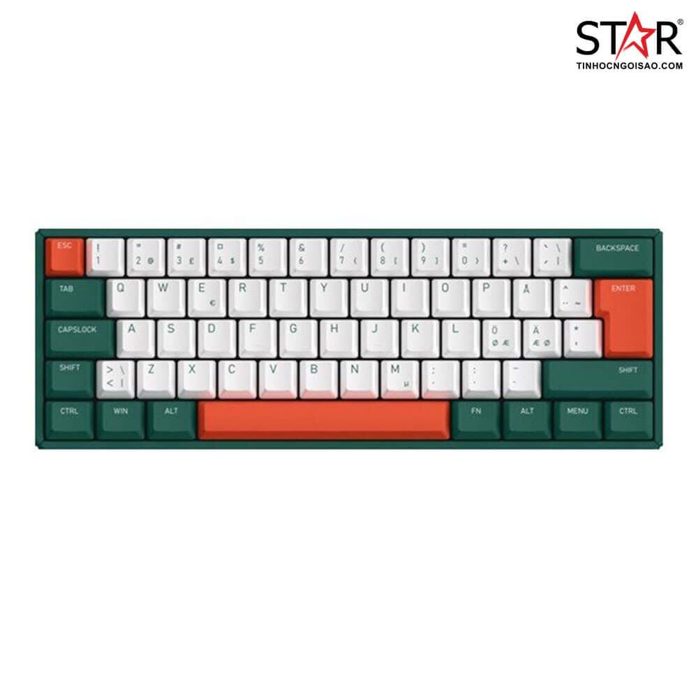 Bàn Phím Cơ Không Dây IQUNIX F60 Jungle Mystery RGB Hot-Swappable Mechanical Keyboard