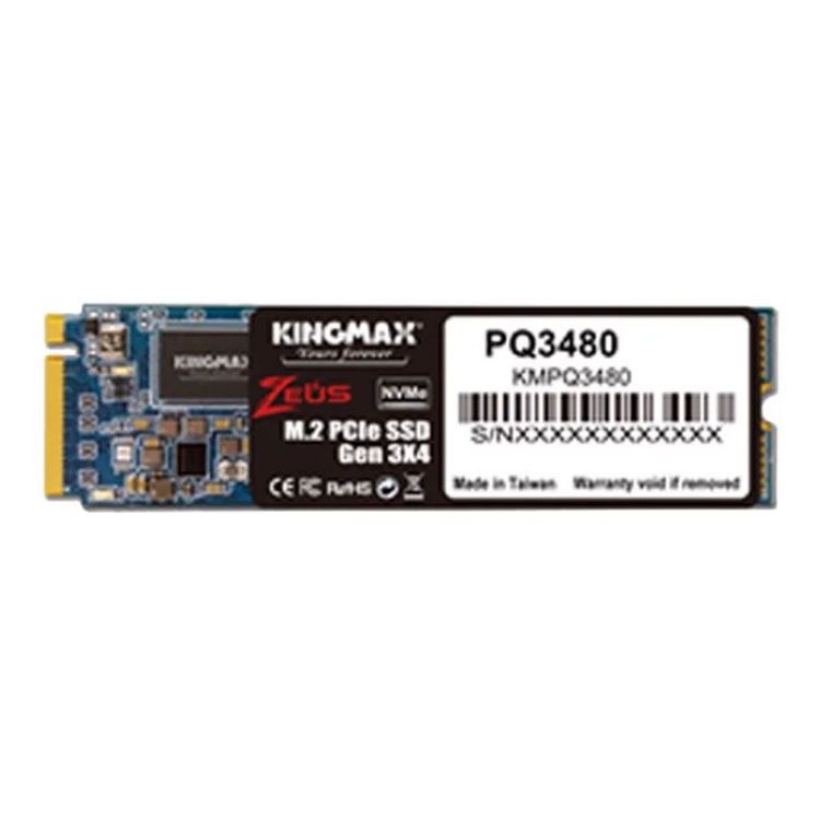 Ổ cứng SSD 128G Kingmax Zeus PQ3480 NVMe PCIe Gen3x4 M.2 2280 (KMPQ3480128G4)