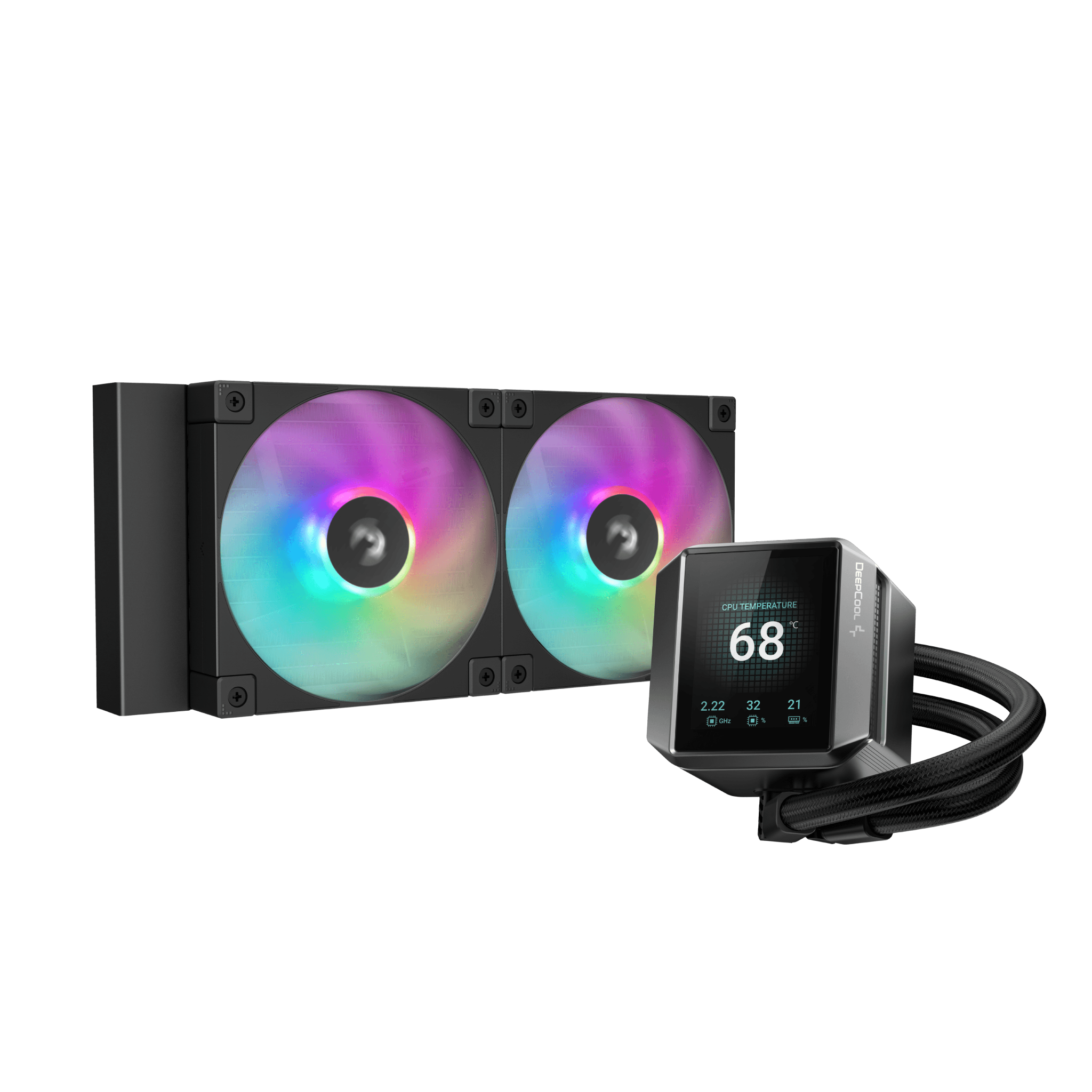 Tản nhiệt nước CPU Deepcool Mystique 240 ARGB Black
