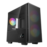  Thùng máy Deepcool CH360 Digital - Đen | Kèm sẵn 3 fan ARGB 