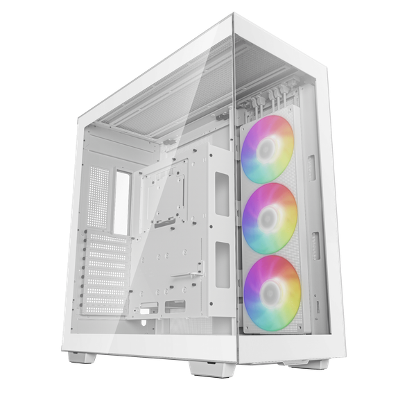  Thùng máy Deepcool CH780 WH - Trắng | E-ATX, sẵn 3 fan ARGB 140 