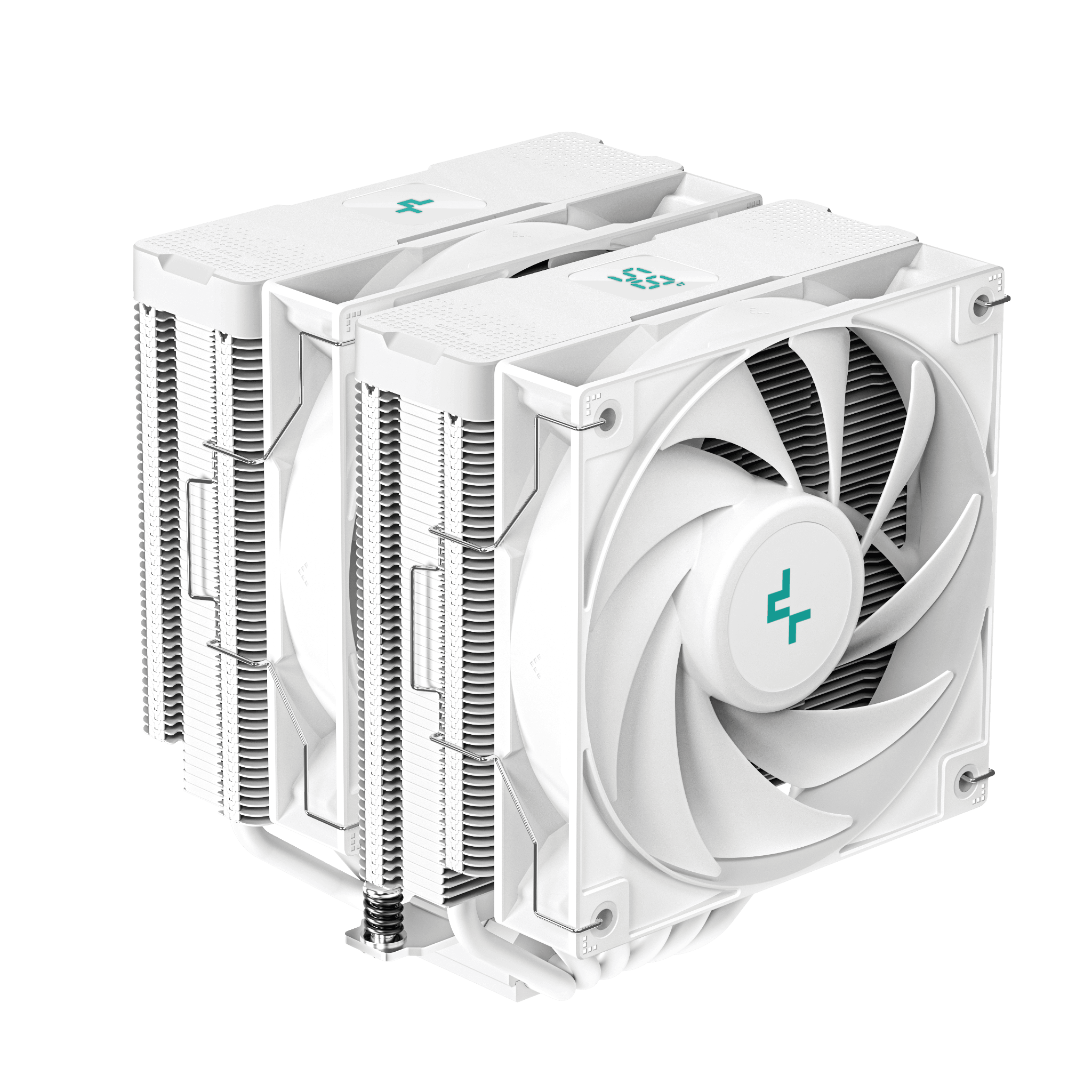 Tản nhiệt khí Deepcool AG620 Digital WH - Trắng, nhập khẩu | Hai tháp, hiển thị nhiệt độ