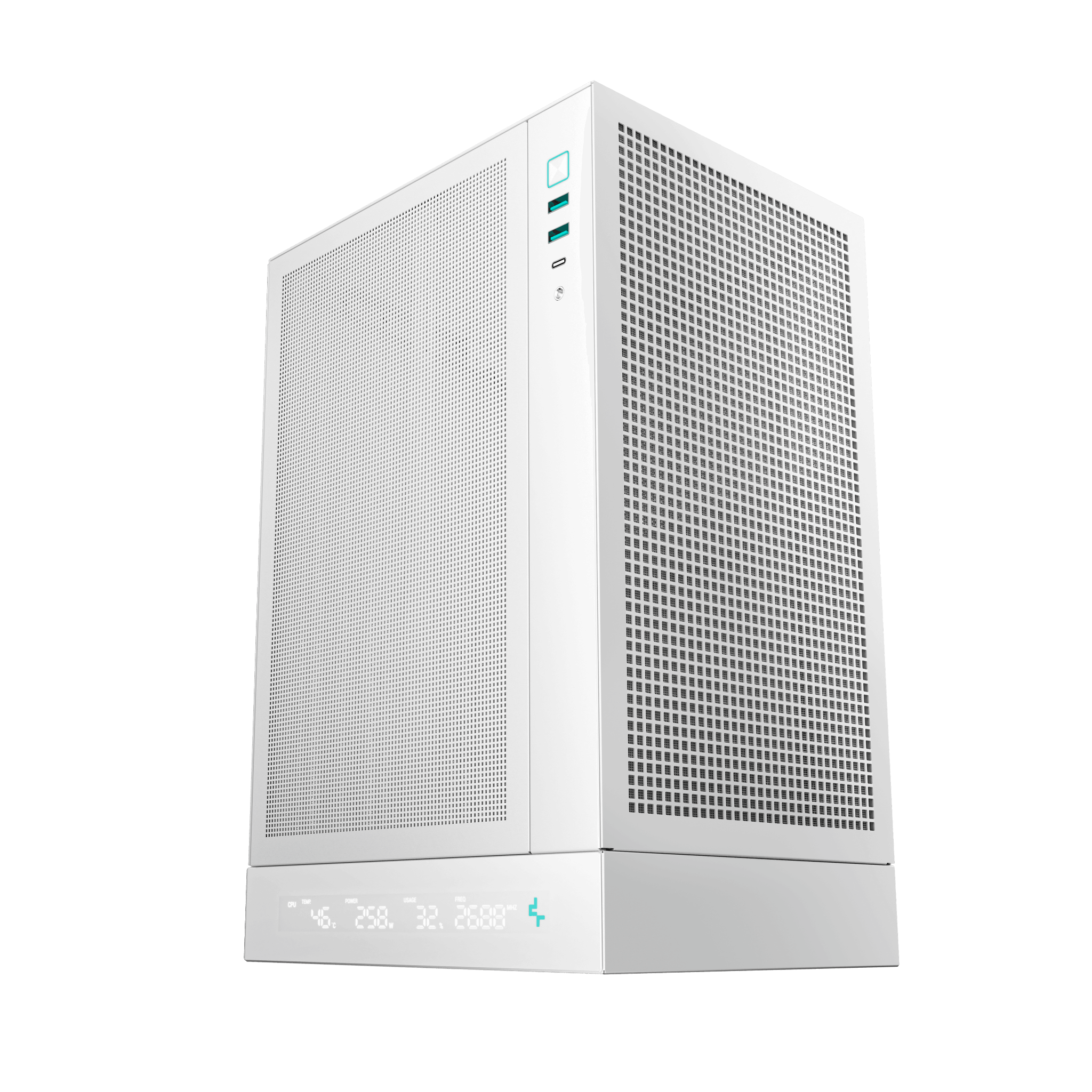 Thùng máy Deepcool CH170 Digital - White | Không kèm fan