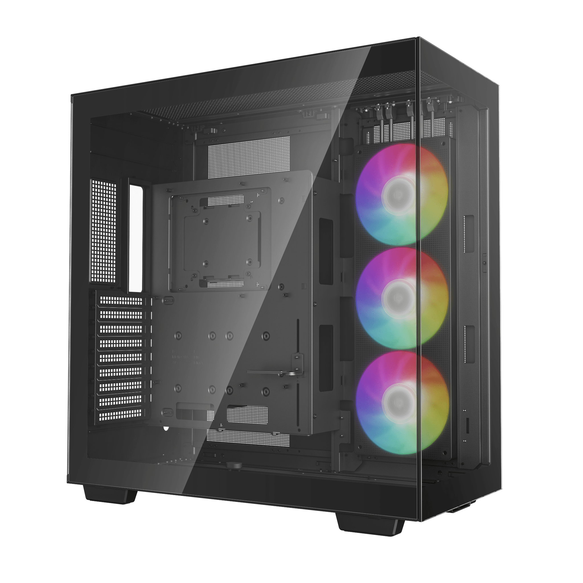 Thùng máy Case Deepcool CH780 - Đen | E-ATX, sẵn 3 fan ARGB 140