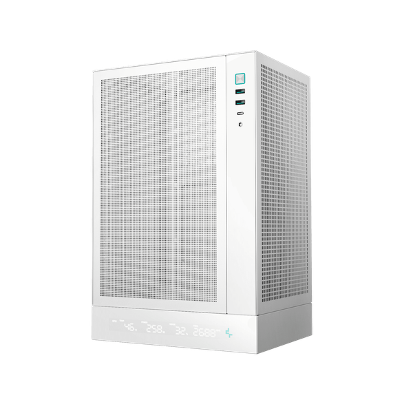  Thùng máy Deepcool CH170 Digital - White | Không kèm fan 