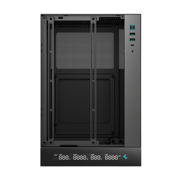  Thùng máy Deepcool CH170 Digital - Black | Không kèm fan 