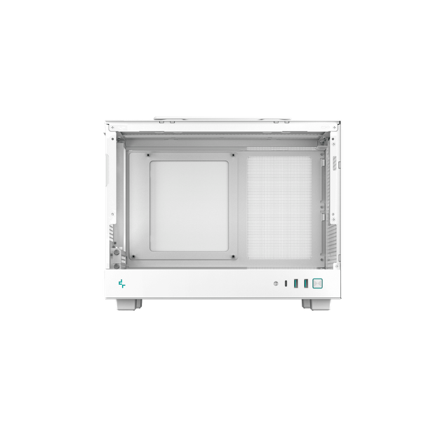  Thùng máy Deepcool CH160 WH Glass Mini-ITX | Trắng, không kèm fan 