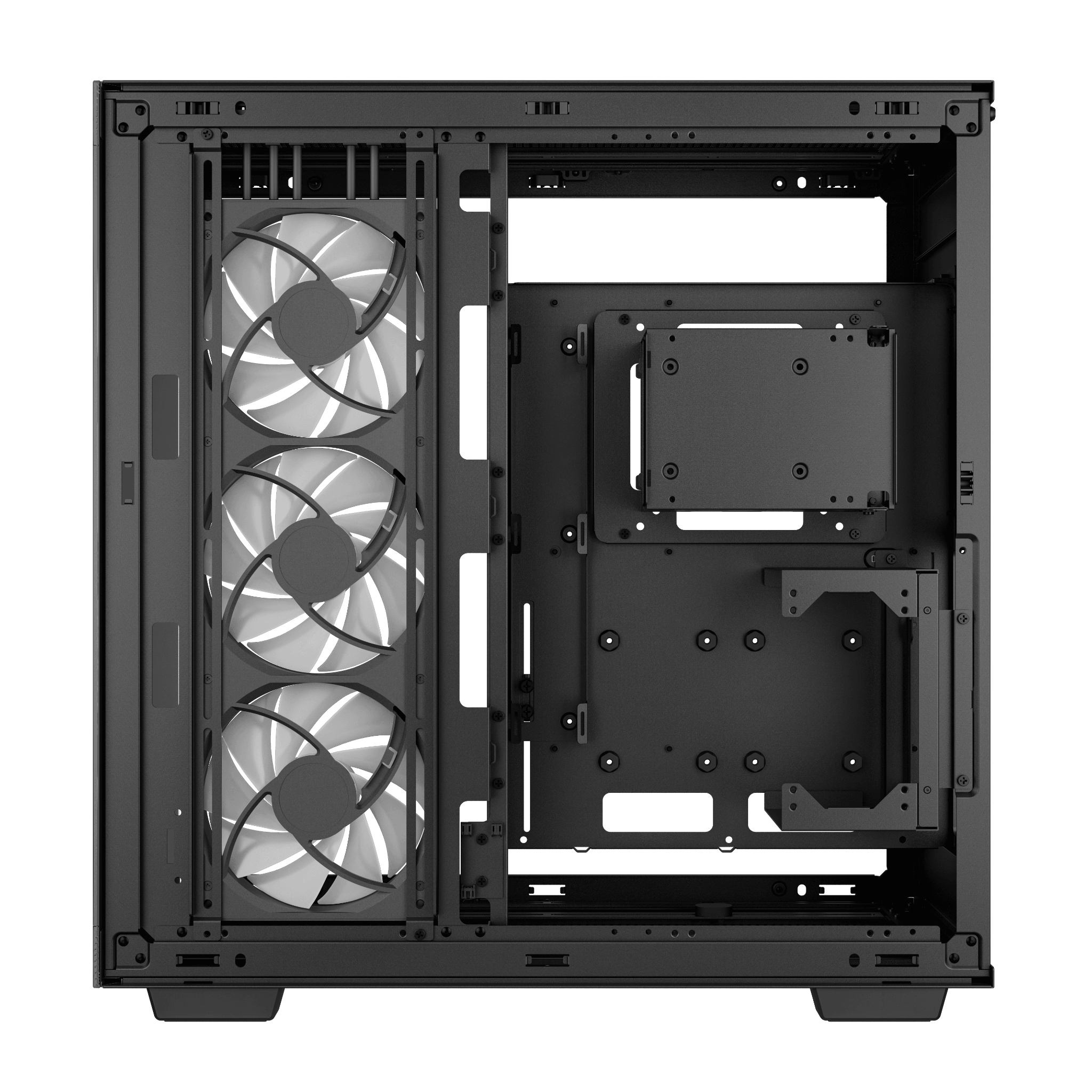 Thùng máy Case Deepcool CH780 - Đen | E-ATX, sẵn 3 fan ARGB 140