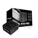  Nguồn Aigo CK450 Pro | 450W, Cáp dẹt đen 