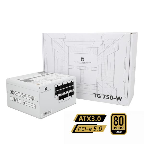  Nguồn máy tính THERMALRIGHT TG750-W 750W 80 Plus Gold | Full Modular, ATX 