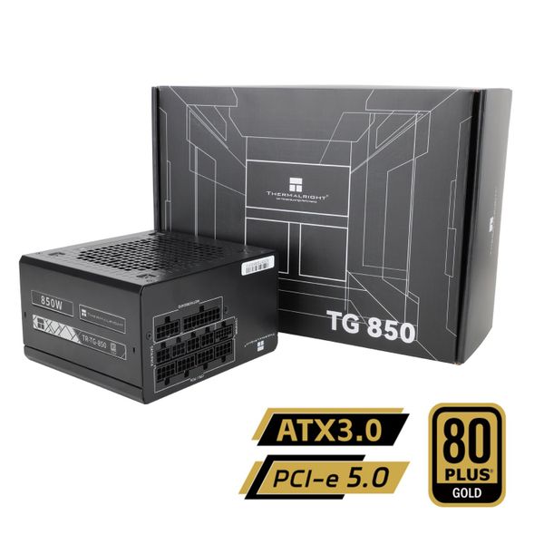 Nguồn máy tính Thermalright Tg850 80 Plus gold Pcie5.0 - Đen | Full Modular, ATX 