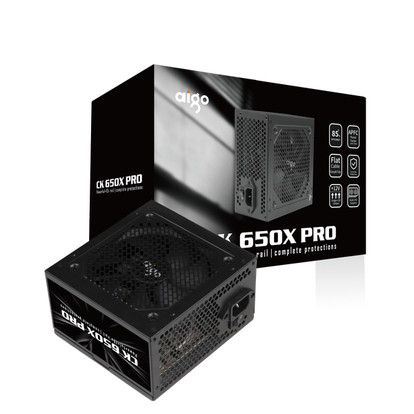  Nguồn máy tính AIGO CK650X Pro 650W 80 Plus Bronze | Non Modular, ATX 