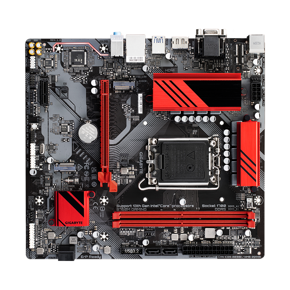 Mainboard Gigabyte B760M Gaming | Intel B760, Socket 1700, Micro ATX, 2 khe DDR5