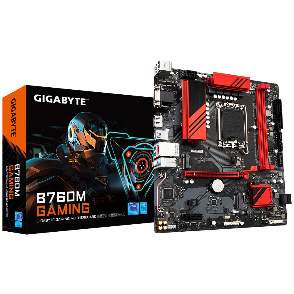 Mainboard Gigabyte B760M Gaming | Intel B760, Socket 1700, Micro ATX, 2 khe DDR5