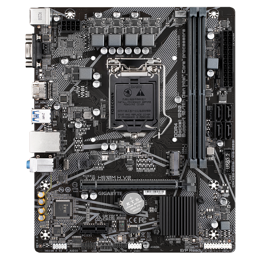 Mainboard Gigabyte H510M H V2 | Intel H470, Socket 1200, Micro ATX, 2 khe DDR4