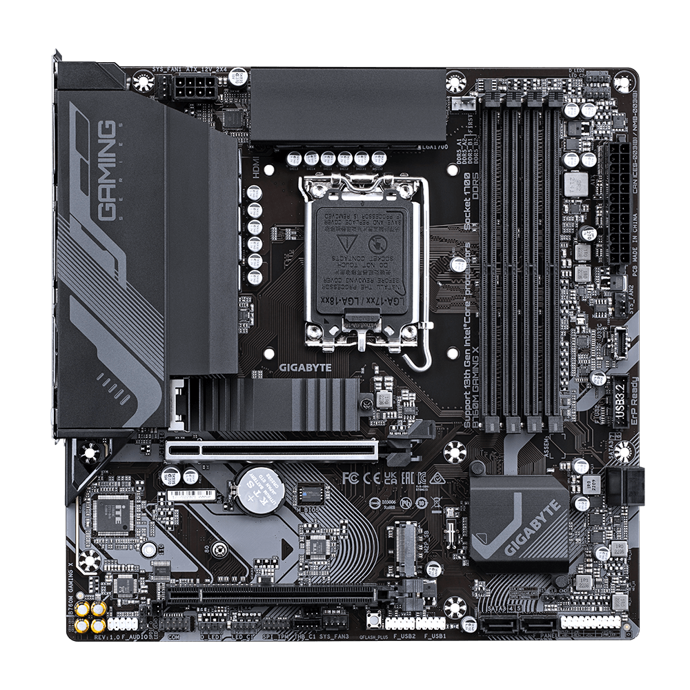 Mainboard Gigabyte B760M GAMING X | Intel B760, Socket 1700, Micro ATX, 4 khe DDR5