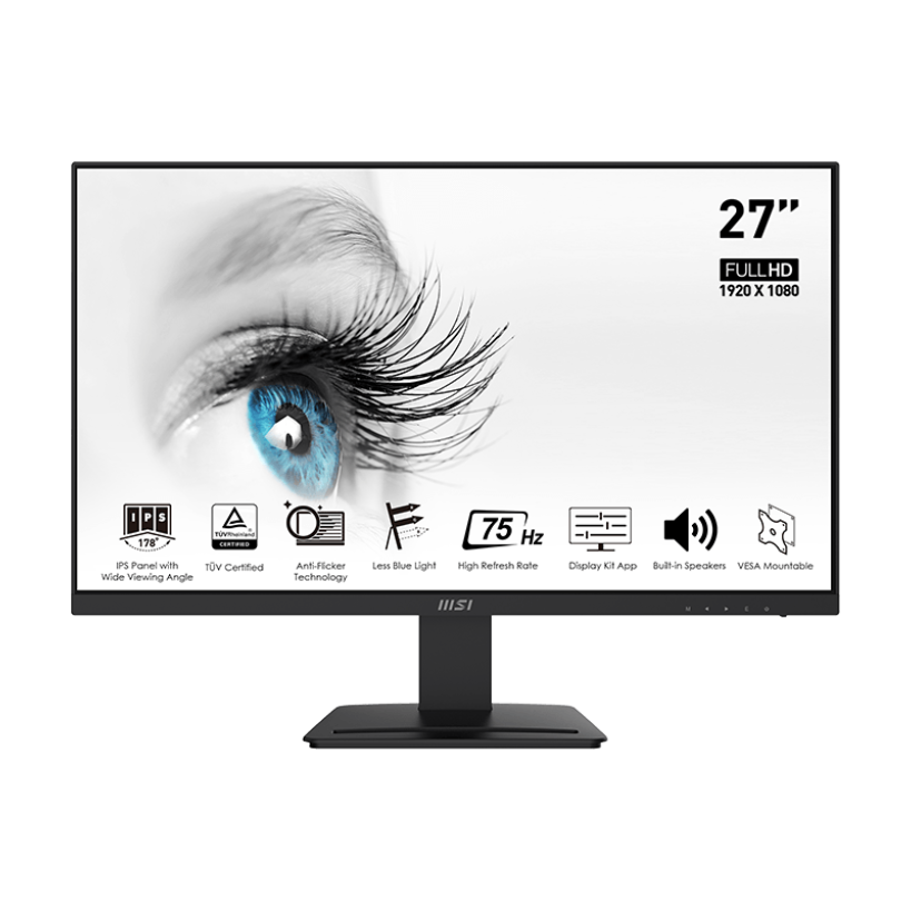 Màn hình 27 inch MSI Pro MP273 | Full HD, IPS, 75Hz, 5ms, phẳng