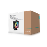  Tản nhiệt khí Deepcool AG400 Digital BK ARGB - Đen | Hiển thị nhiệt độ, hàng nhập khẩu 