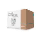  Tản nhiệt khí Deepcool AG400 Digital WH | Trắng, không led, hiển thị nhiệt độ - NK 