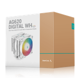  Tản nhiệt khí Deepcool AG620 Digital WH | ARGB Display, Trắng 