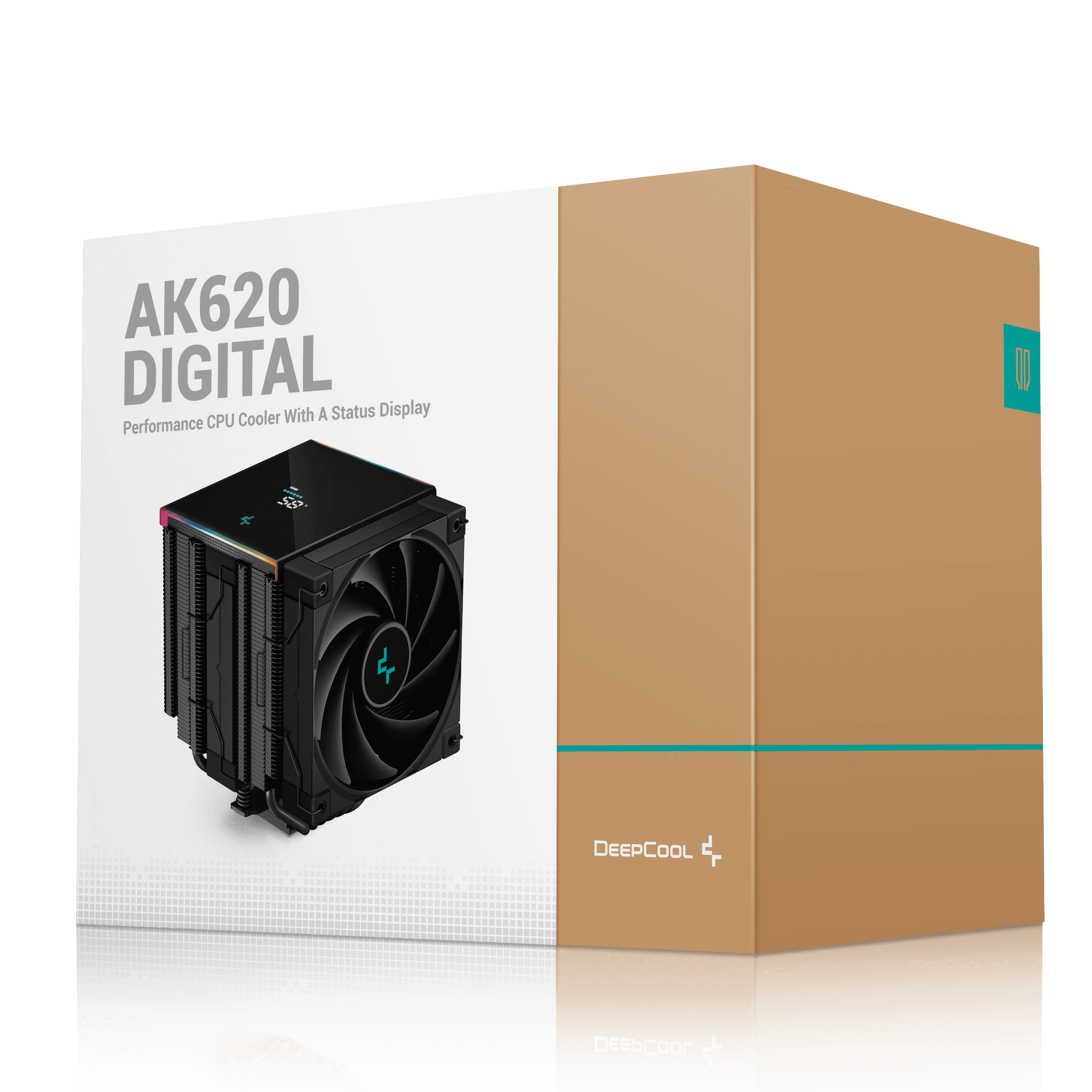 Tản nhiệt khí CPU Deepcool AK620 Digital | Đen, hàng nhập khẩu