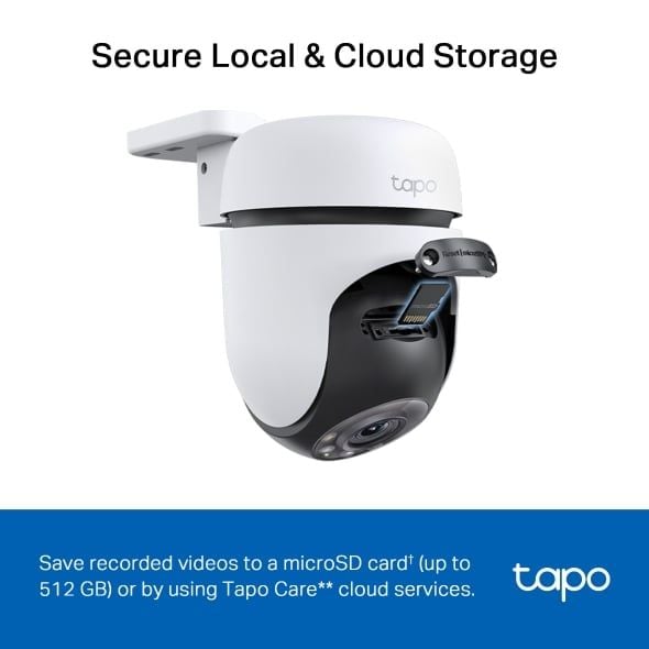  Camera WiFi ngoài trời TP-Link Tapo C510W | 3MP, 2K, Hồng ngoại, 360° 
