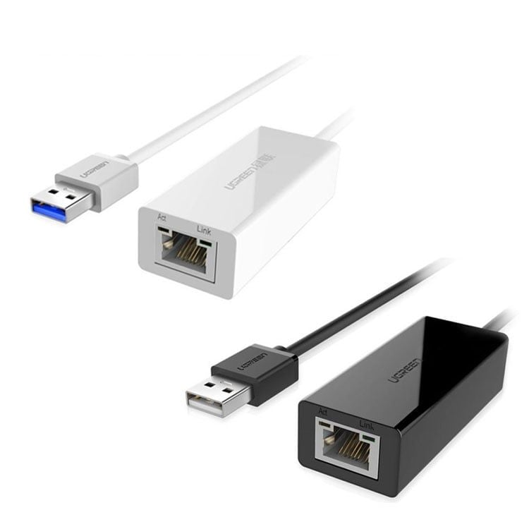 Cáp chuyển USB to LAN Ugreen (20255/20254) | Hỗ trợ 10/100/1000 Mbps