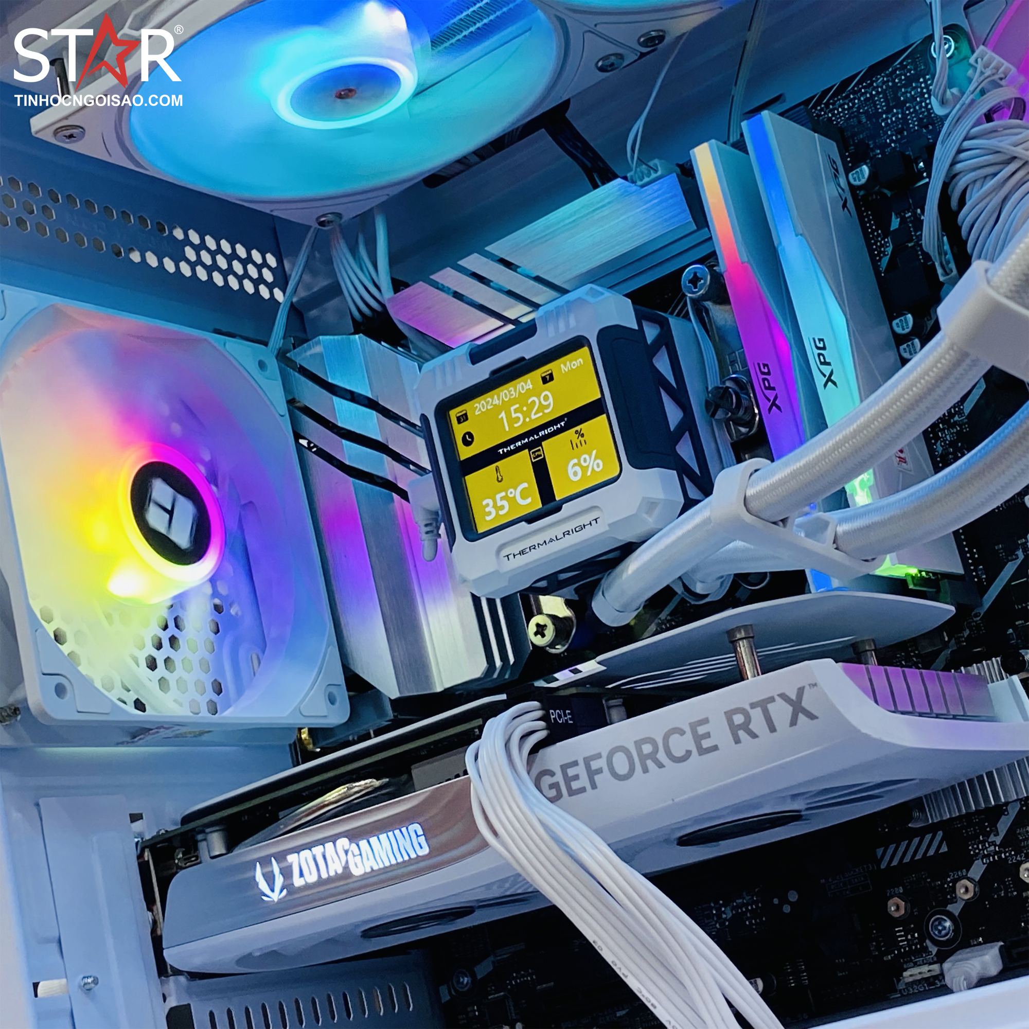 PC Gaming STAR CHICKEN AQUA | I5 13400F/ RTX 4060, Intel