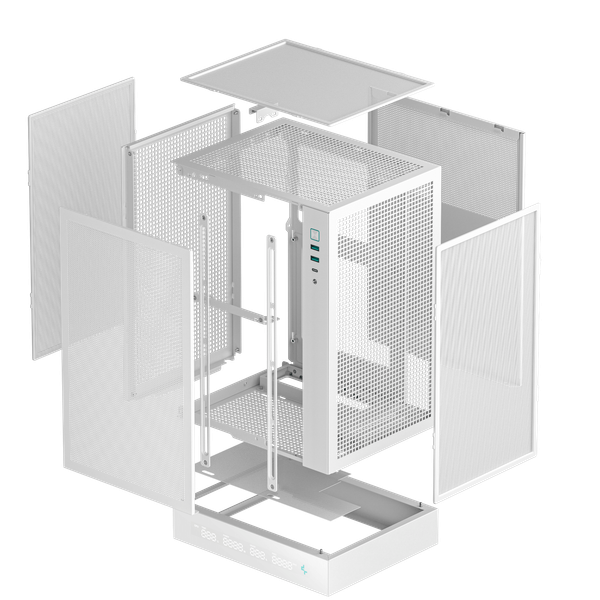  Thùng máy Deepcool CH170 Digital - White | Không kèm fan 