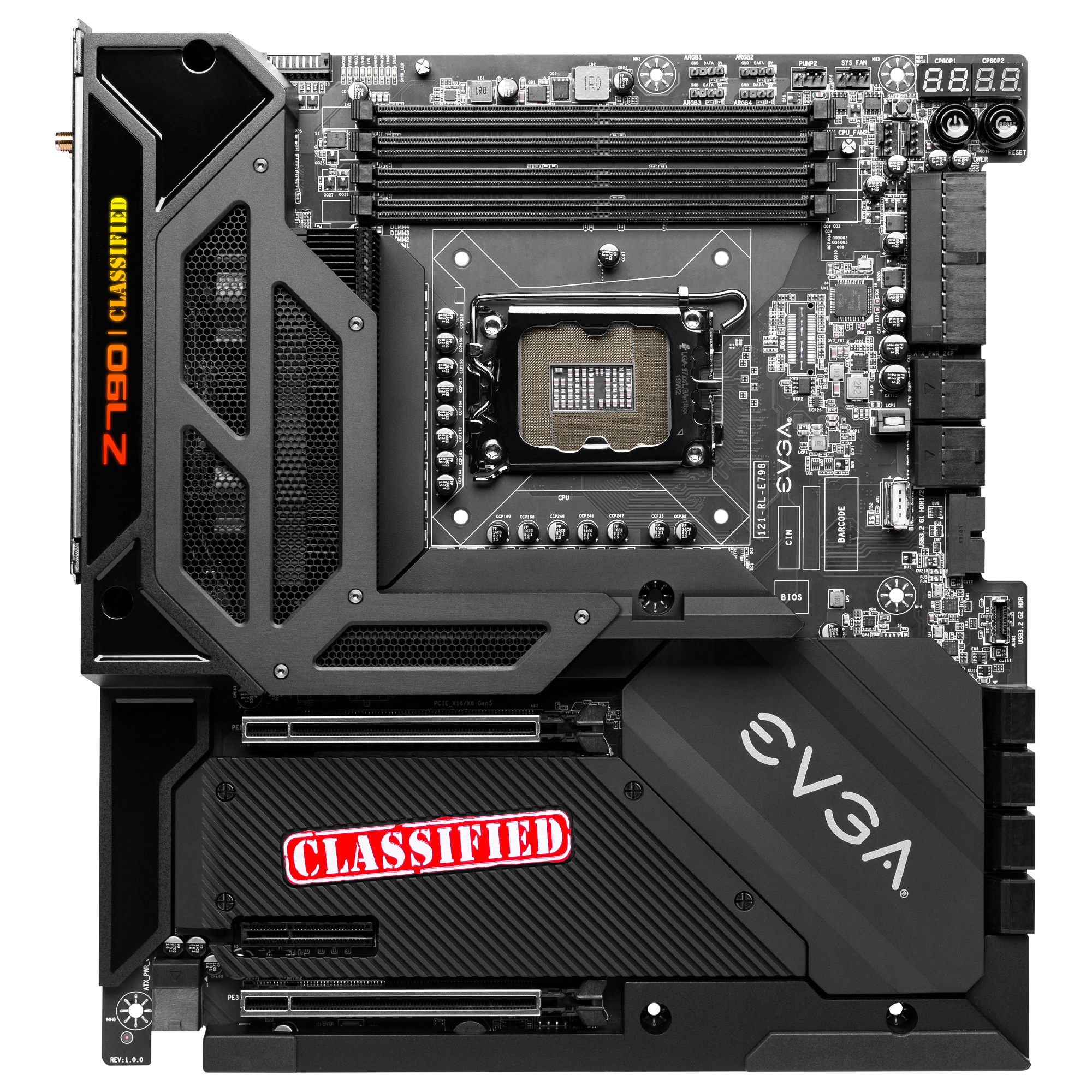 Mainboard EVGA Z790 CLASSIFIED | Intel Z790, Socket 1700, E-ATX, 4 khe DDR5