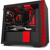  Thùng máy NZXT H210i - Đen đỏ | Mini ITX, nhập khẩu (CA-H210i-W1) 