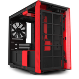  Thùng máy NZXT H210i - Đen đỏ | Mini ITX, nhập khẩu (CA-H210i-W1) 