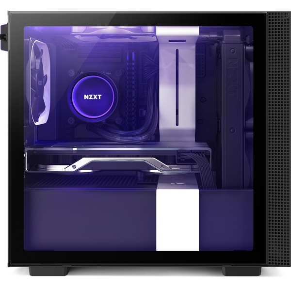  Thùng máy NZXT H210i - Đen trắng | Mini ITX, nhập khẩu (CA-H210i-W1) 