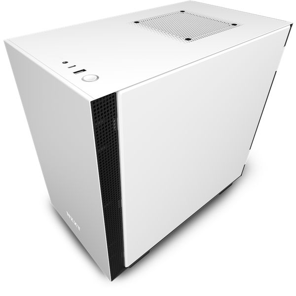  Thùng máy NZXT H210i - Đen trắng | Mini ITX, nhập khẩu (CA-H210i-W1) 