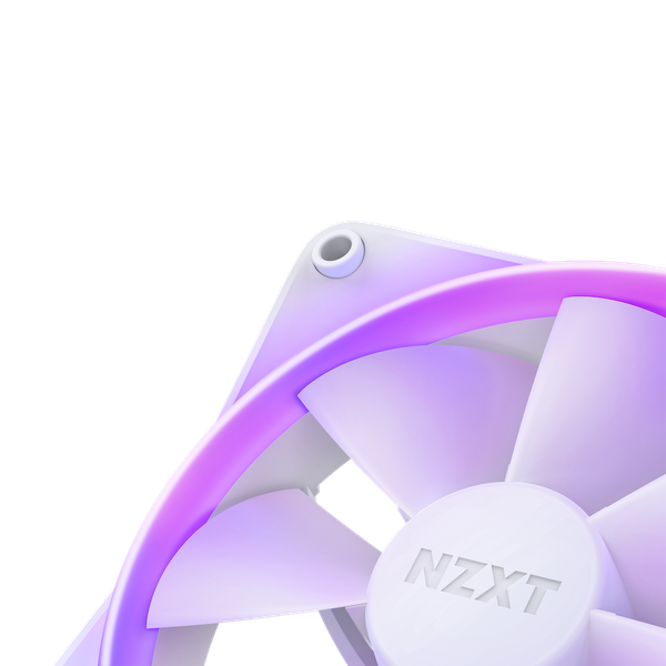  Quạt tản nhiệt PC NZXT F140 | Kit 2 fan 140mm, RGB, Trắng 