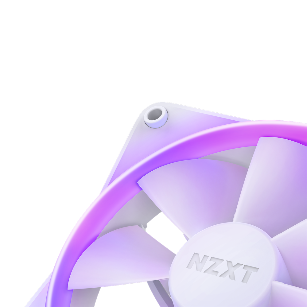 Fancase NZXT F140 RGB Twin Pack | Bộ 2 Fan RGB, Kèm HUB, Black/White