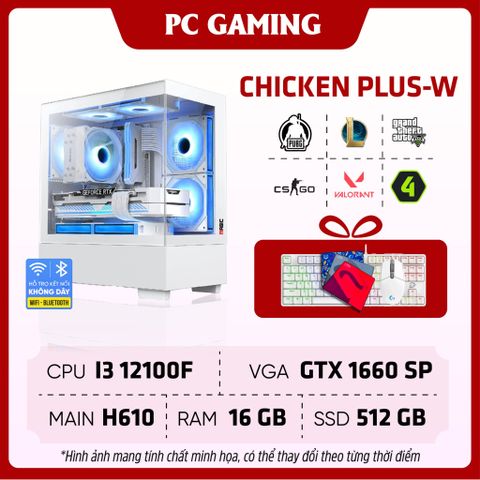 PC Gaming STAR CHICKEN PLUS White | GTX 1660S, Intel