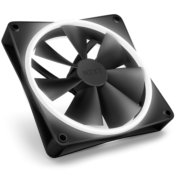  Bộ 2 fan NZXT F140 RGB DUO Twin Pack | Đen, kèm hub 