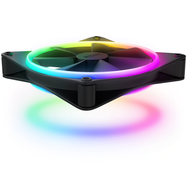  Bộ 2 fan NZXT F140 RGB DUO Twin Pack | Đen, kèm hub 