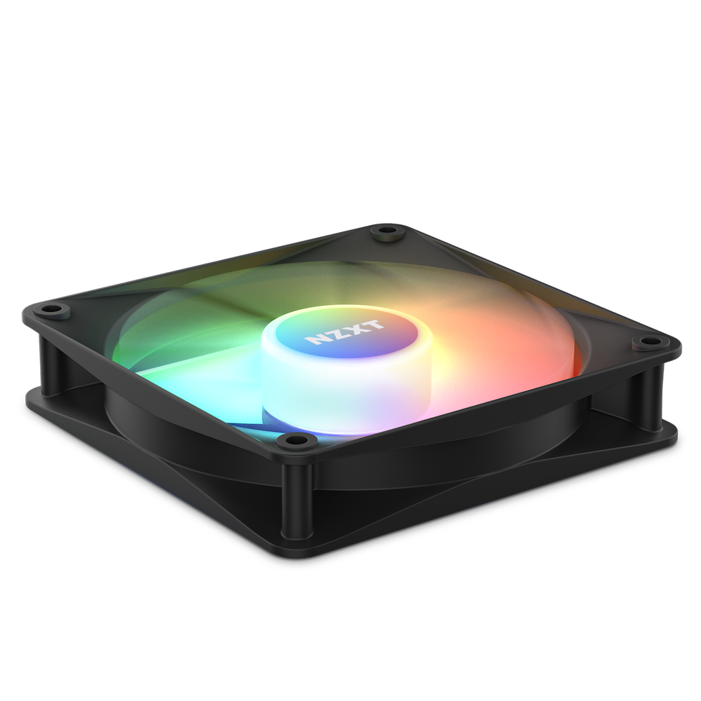 Fan Case NZXT F120 RGB Core Triple Pack - Đen | RGB, Kit 3 fan, kèm HUB