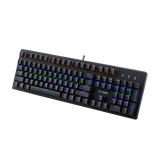  Bàn phím cơ gaming Rapoo V510C | Có dây, Fullsize, Clicky Switch, RGB Rainbow, Black 
