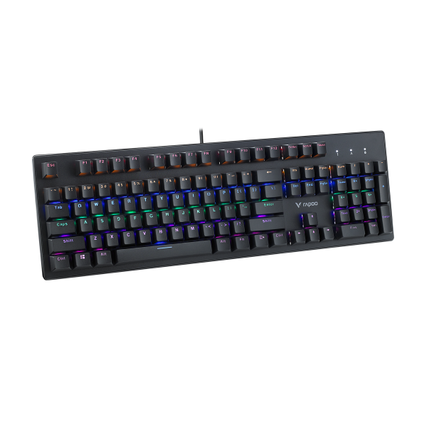  Bàn phím cơ Rapoo V510C Black | Led Rainbow, Red Switch 