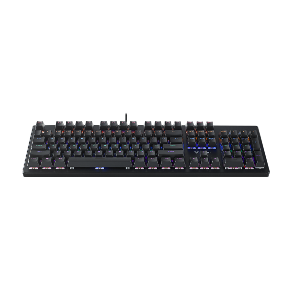  Bàn phím cơ gaming Rapoo V510C | Có dây, Fullsize, Clicky Switch, RGB Rainbow, Black 