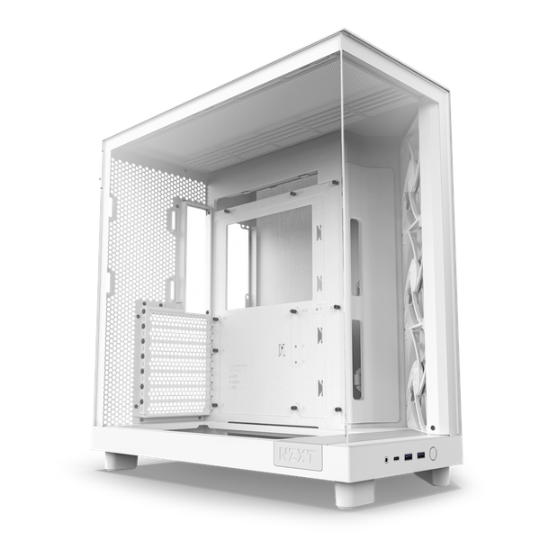  Thùng máy NZXT H6 Flow - Trắng 