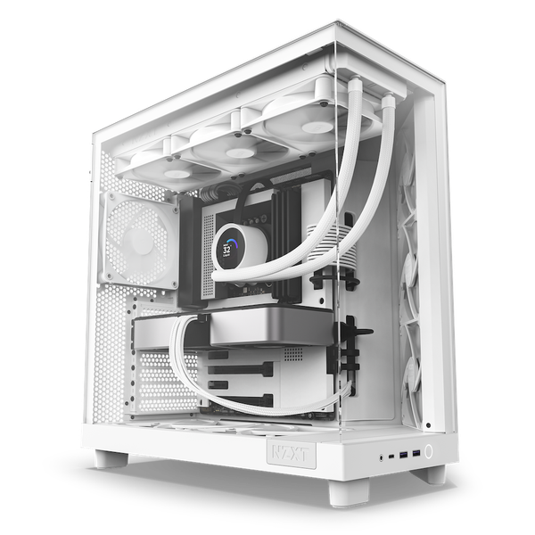  Thùng máy NZXT H6 Flow - Trắng 