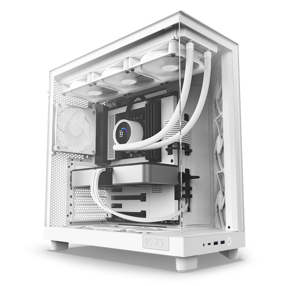 Thùng máy NZXT H6 Flow - Trắng