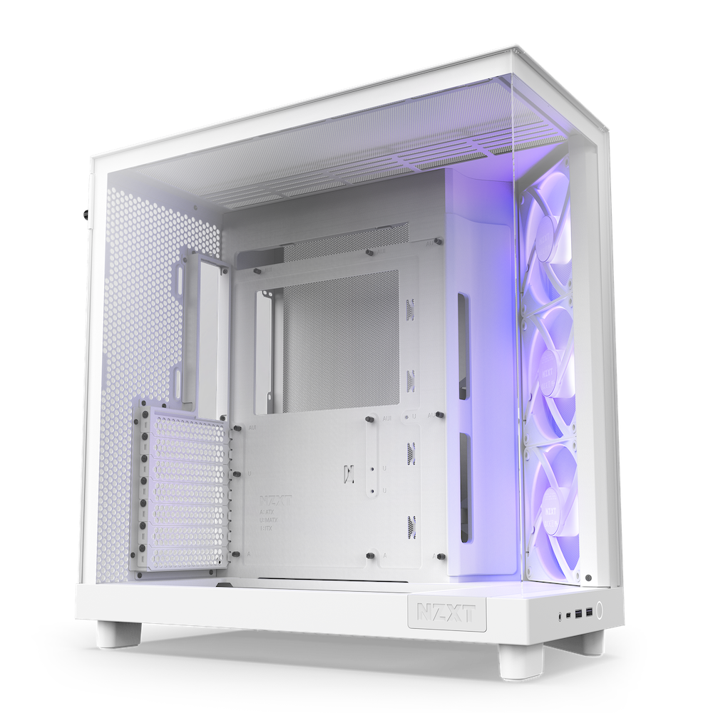 Thùng máy Case NZXT H6 Flow RGB - Trắng